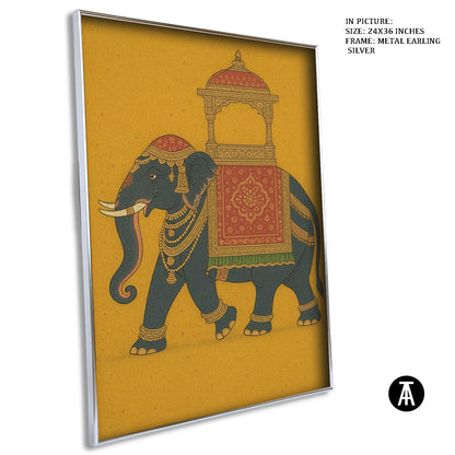 Artwork in Metal Earling Silver Frame