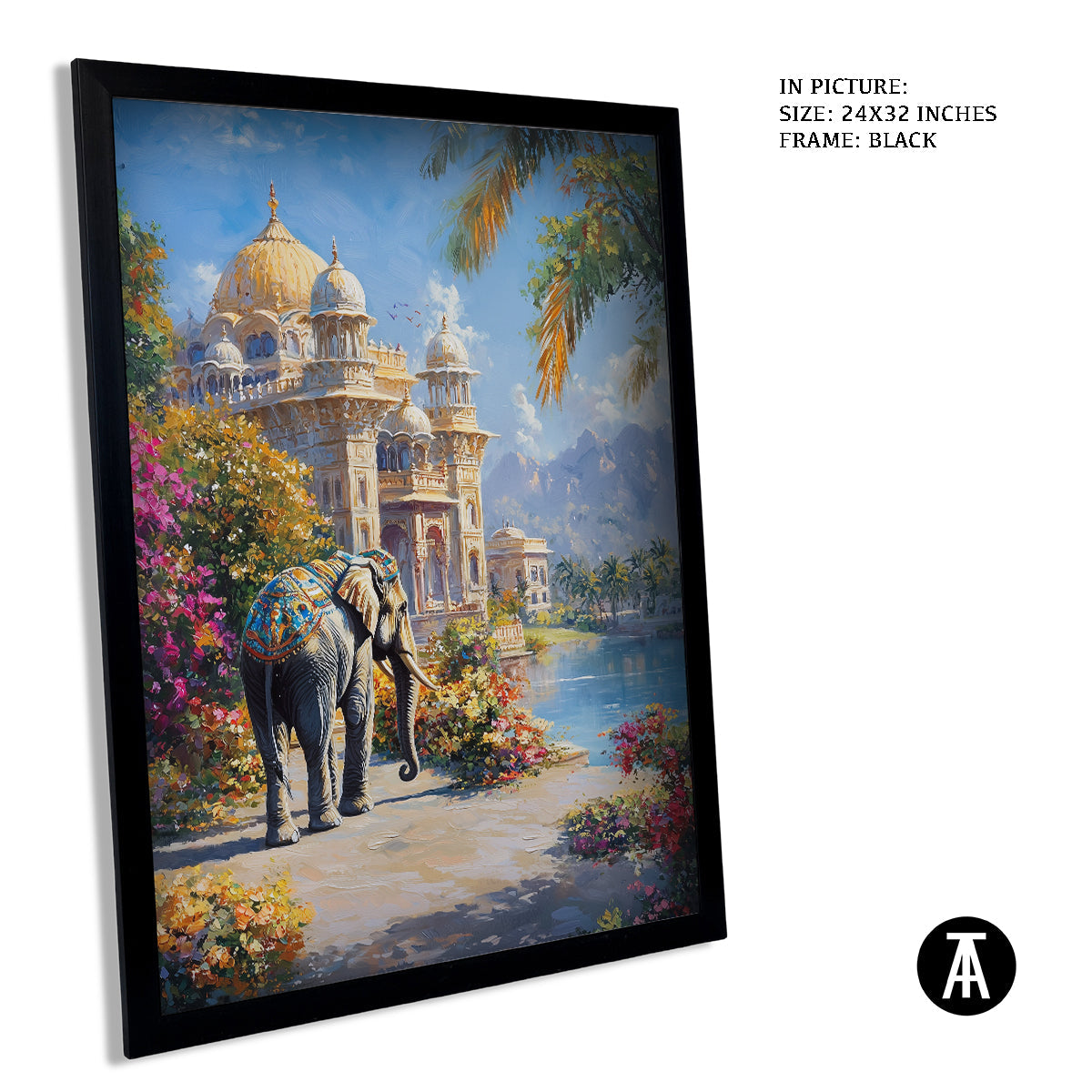 Artwork in Metal Earling Silver Frame