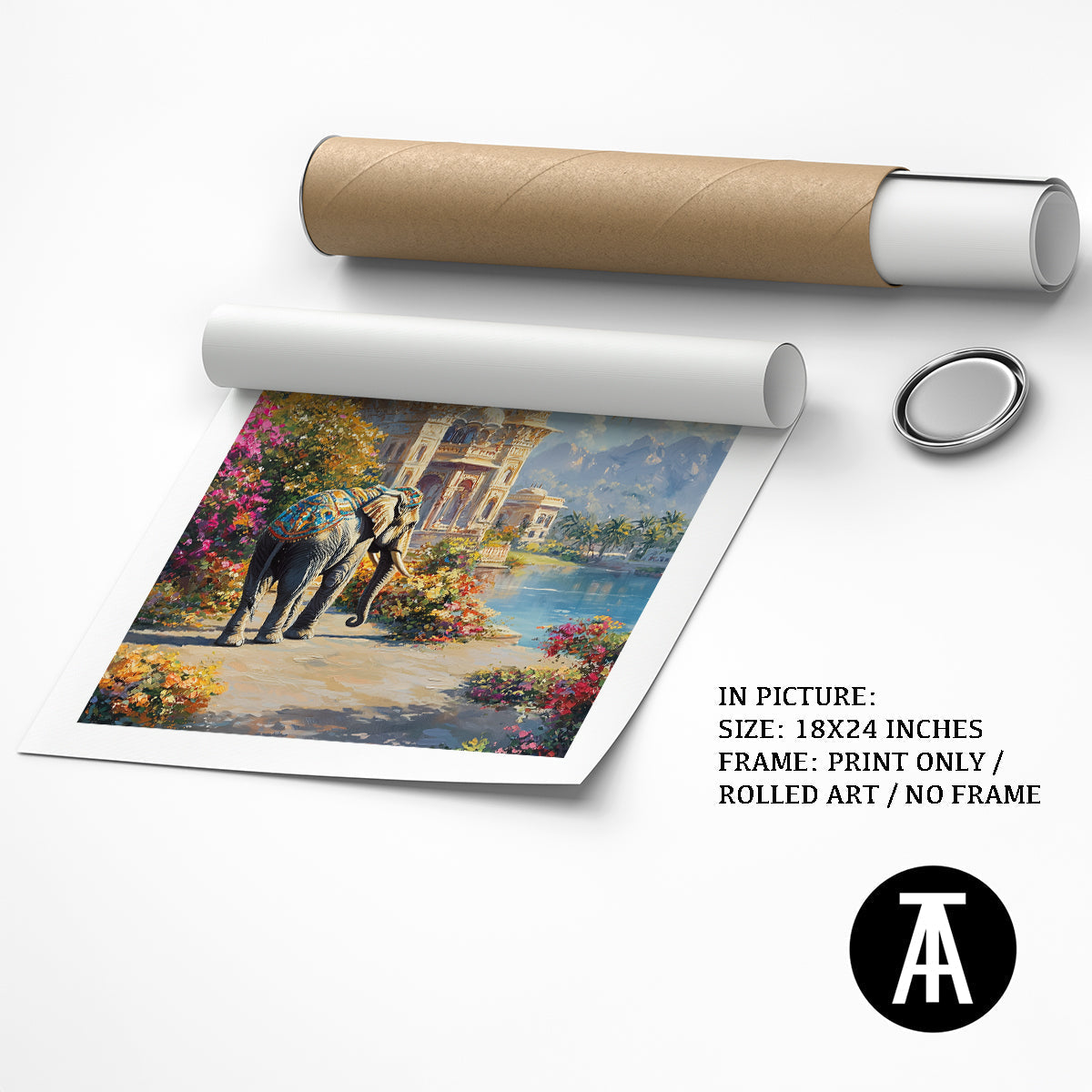 Artwork as Print Only or Rolled Art