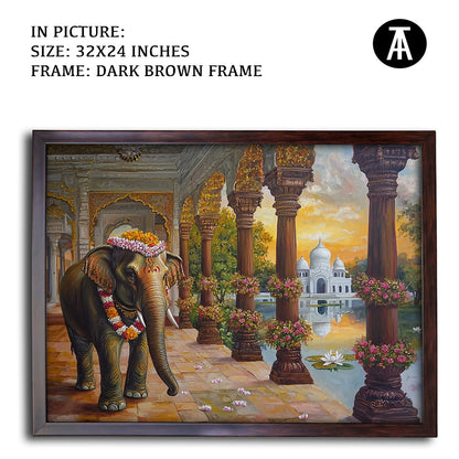 Artwork in Metal Earling Silver Frame