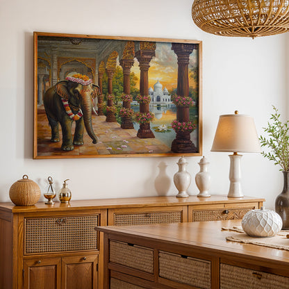 Heritage Indian Painting in a Lifestyle Setting