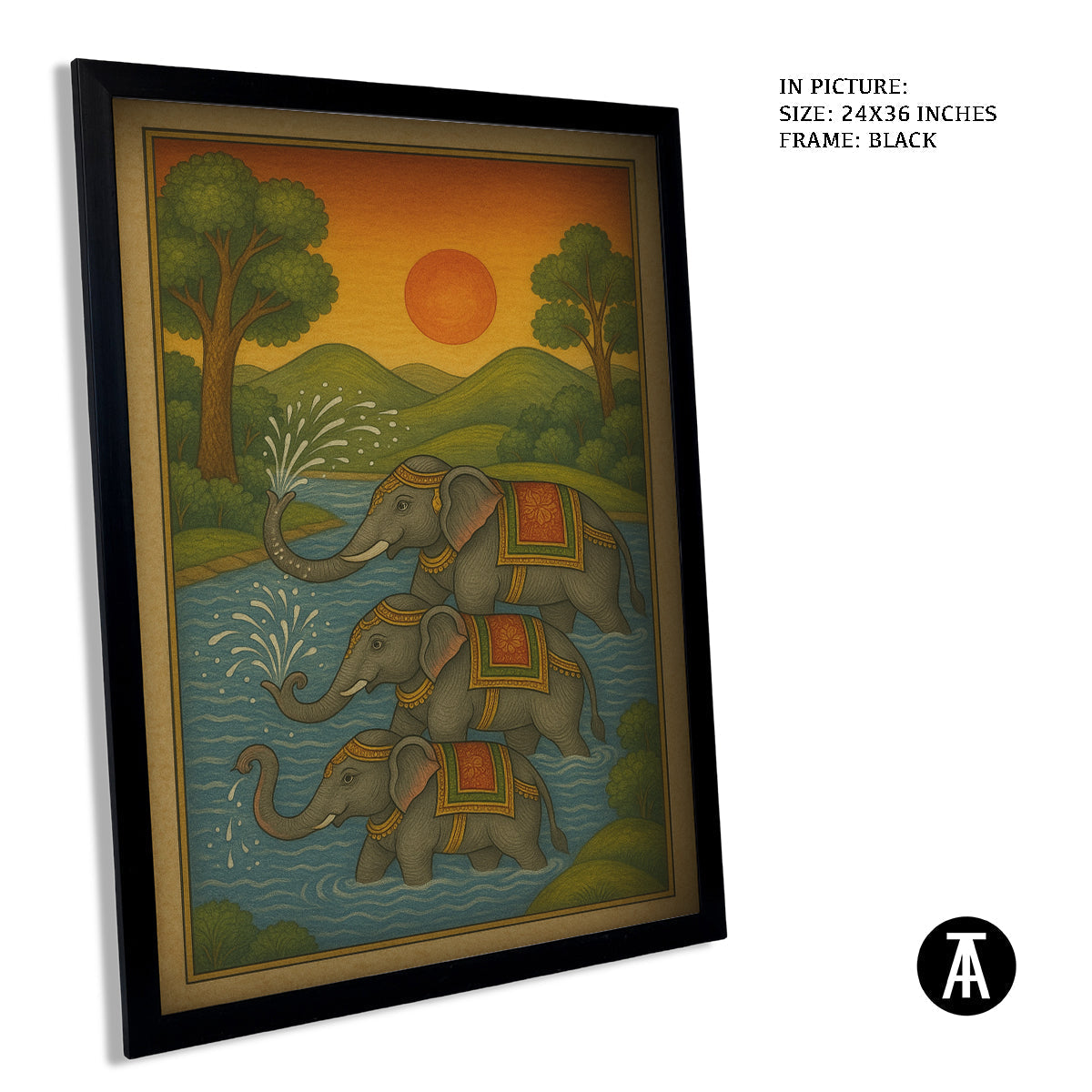 Artwork in Black Frame