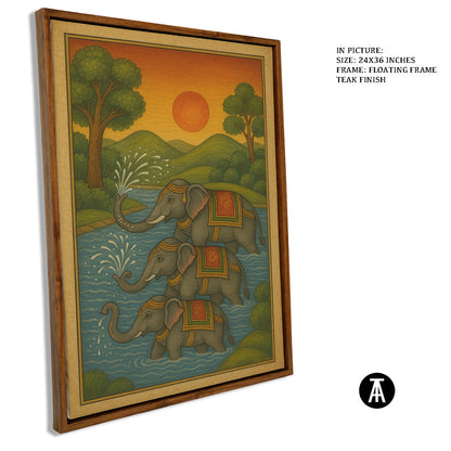 Artwork in Floating Frame