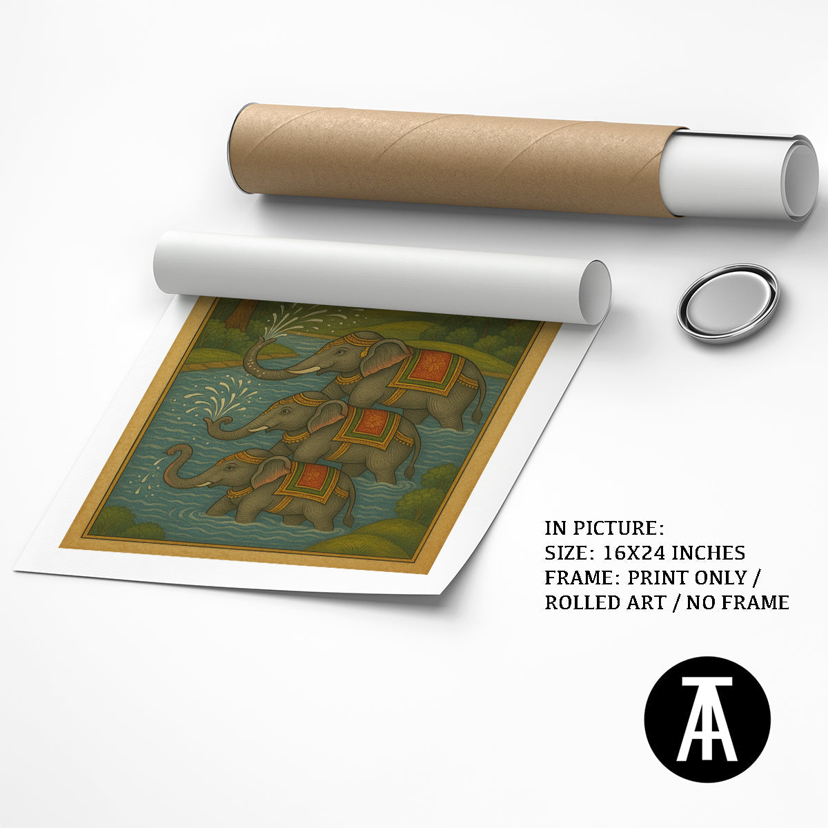 Artwork as Print Only / Rolled Art