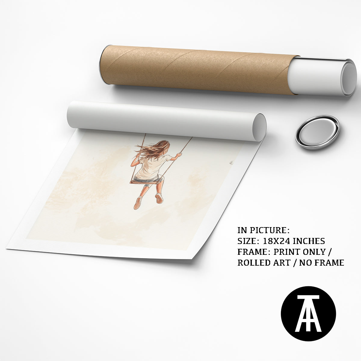 Artwork as Print Only or Rolled Art