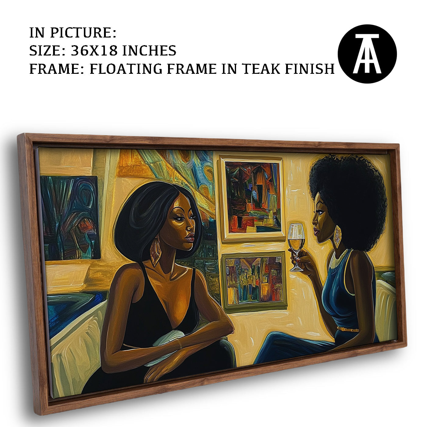 Artwork in Floating Frame