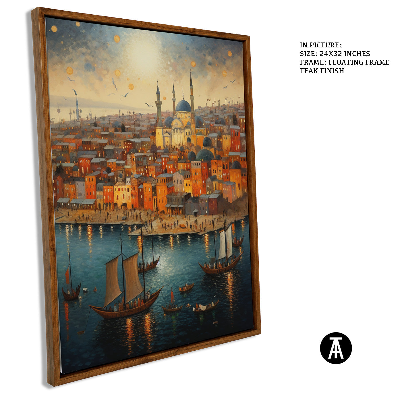 Artwork in Floating Frame