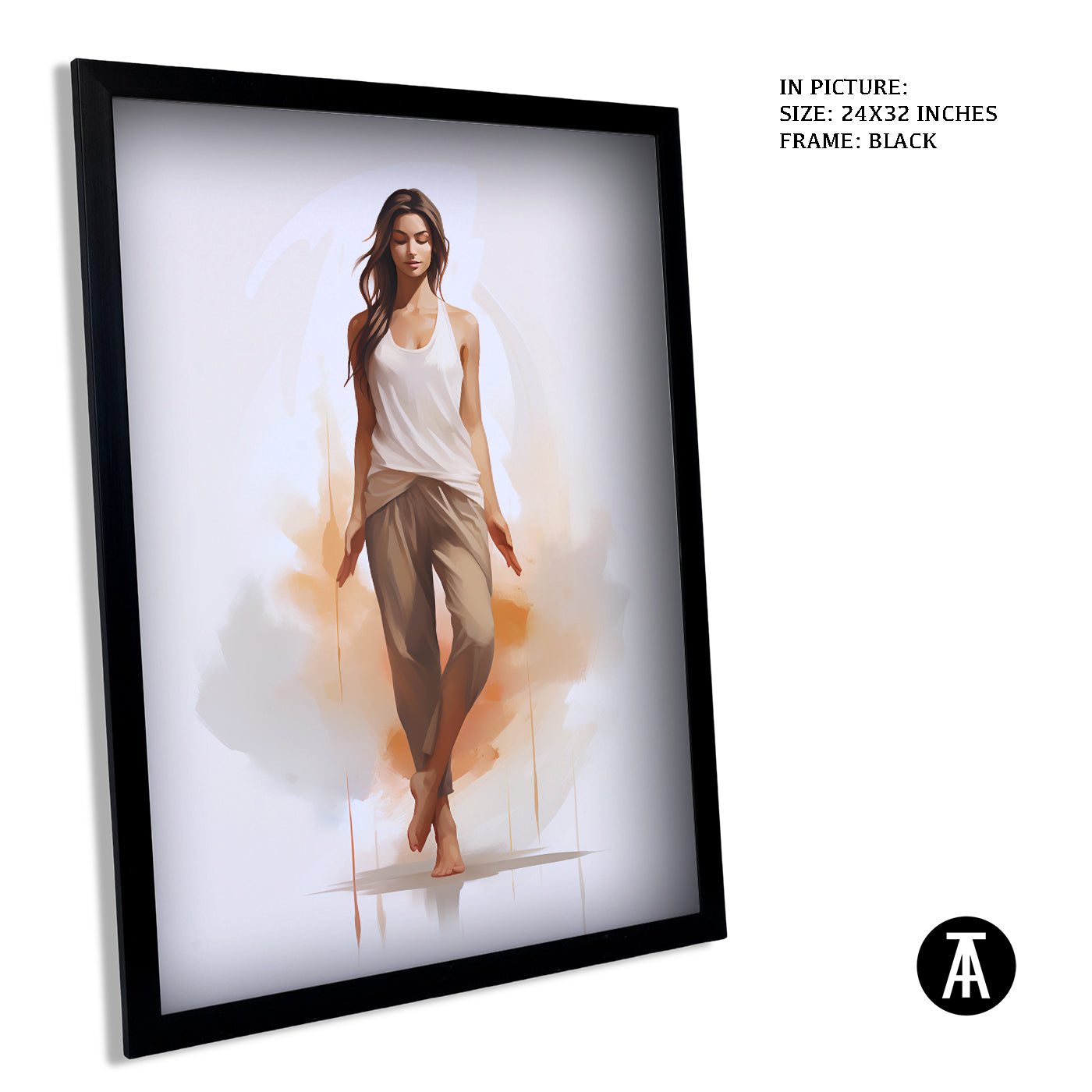 Artwork in Metal Earling Silver Frame