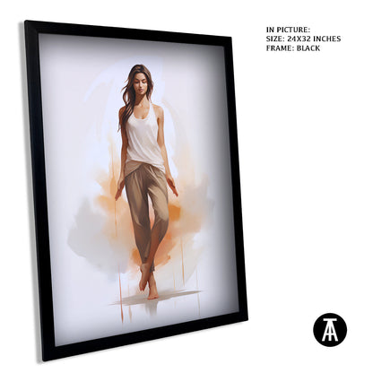 Artwork in Metal Earling Silver Frame