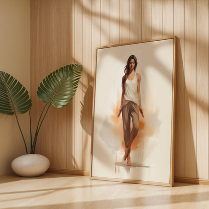 Boho Painting in a Lifestyle Setting