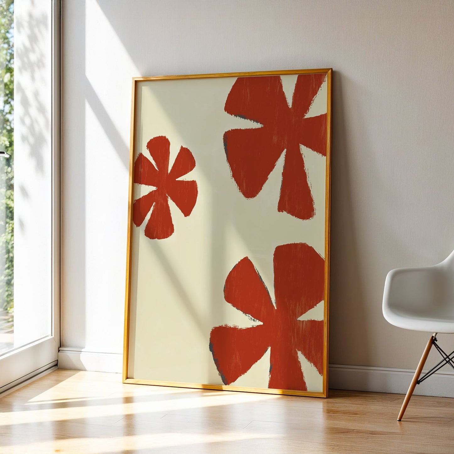 Abstract Art in a Lifestyle Setting Ethereal Blooms by NYC Abstract
