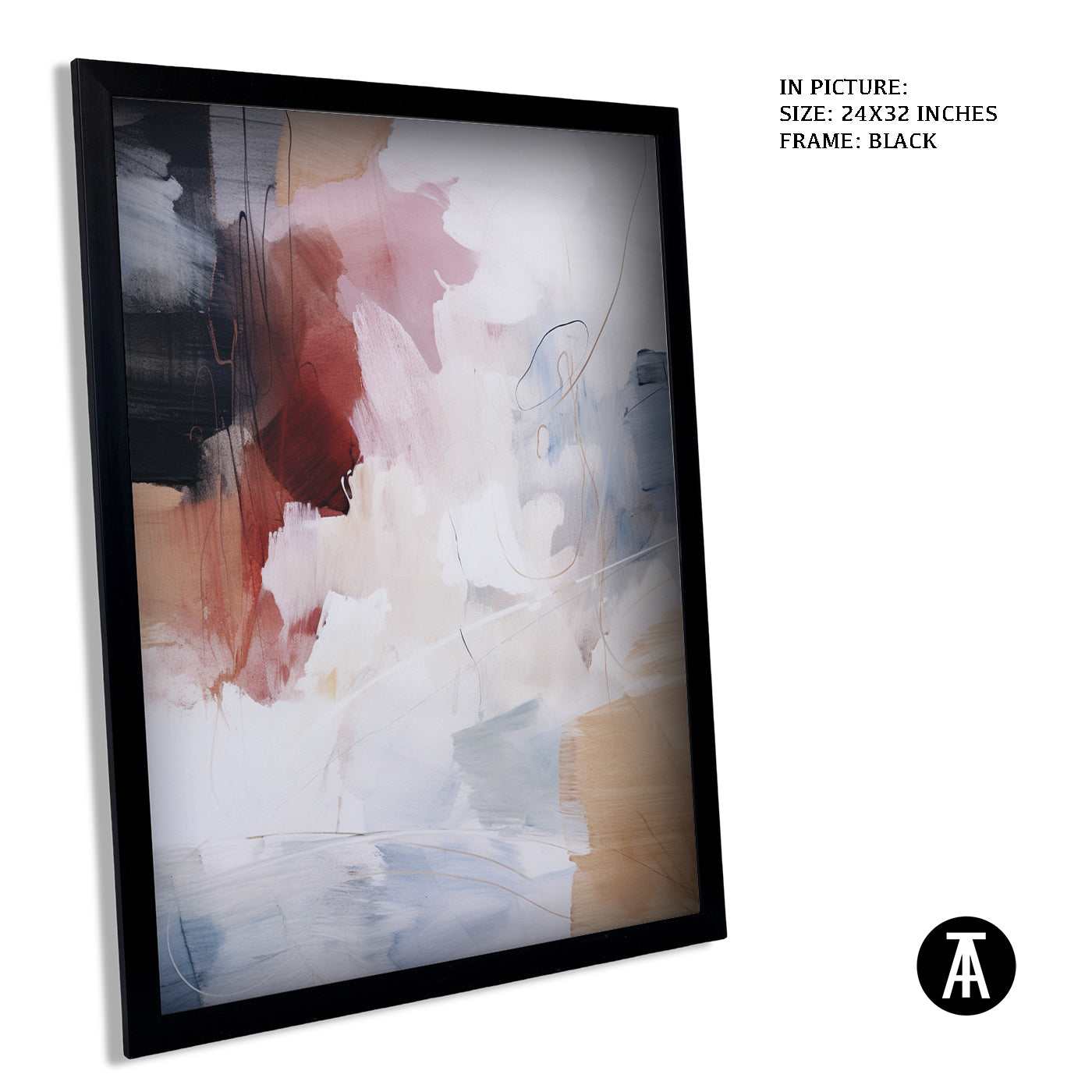 Artwork in Metal Earling Silver Frame