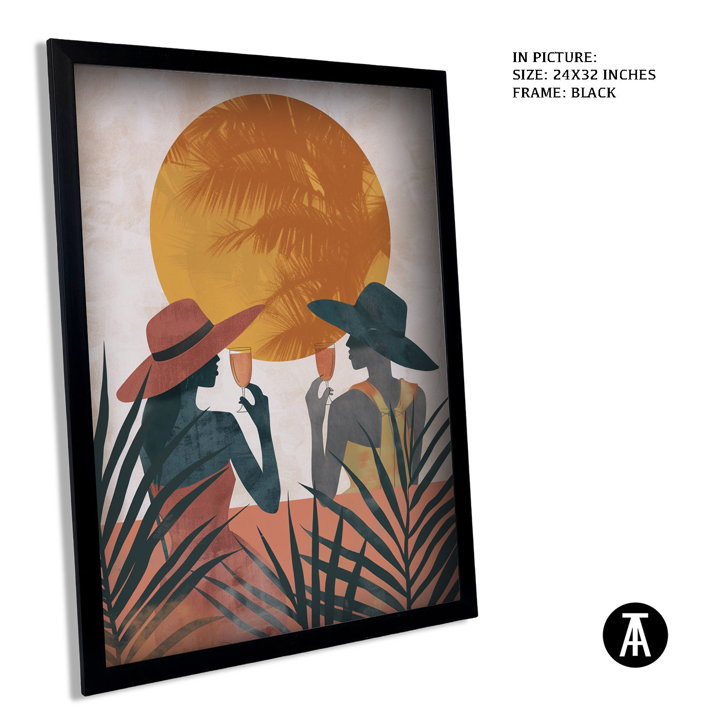 Artwork in Black Frame