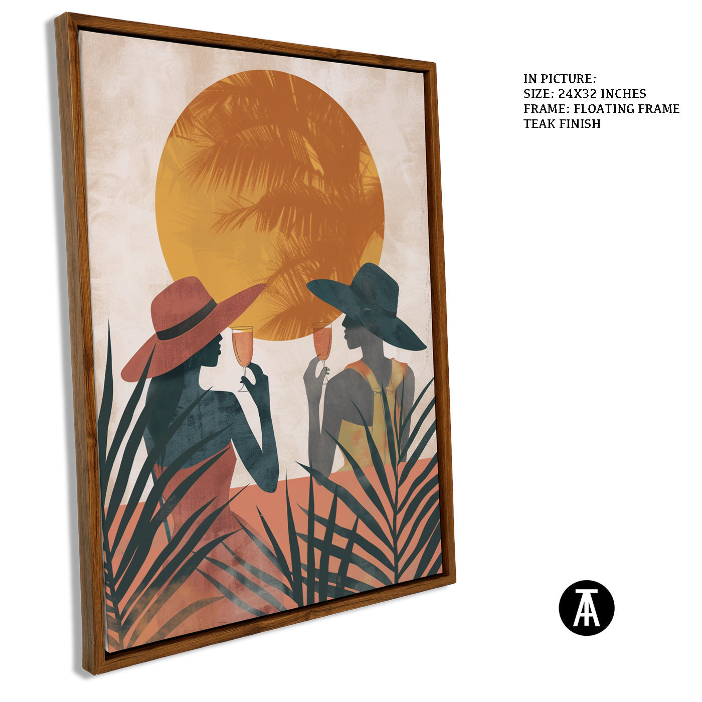 Artwork in Floating Frame