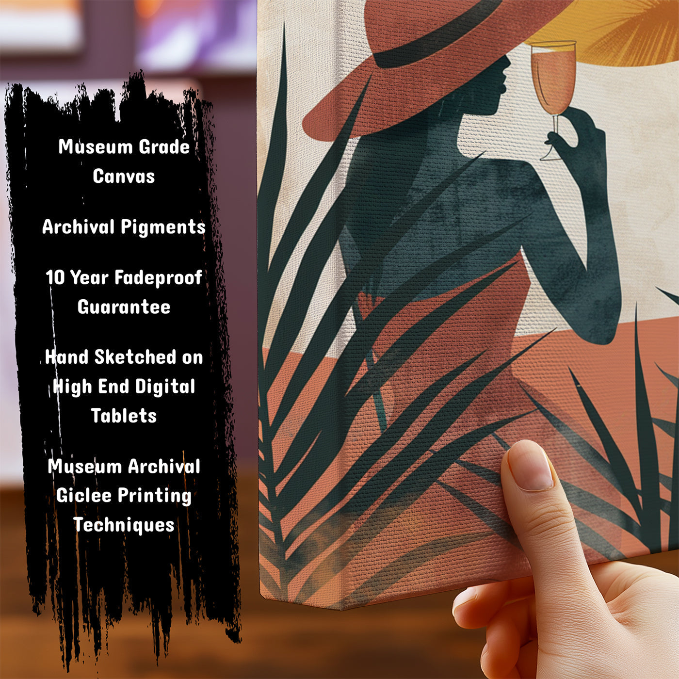 Information about Boho Art Canvas Art Print