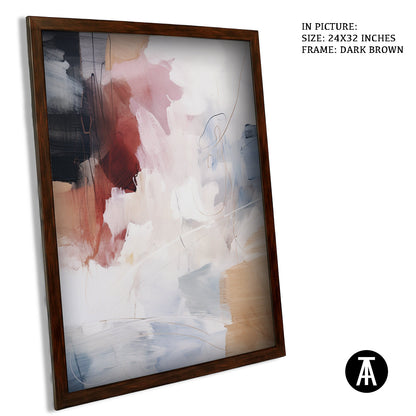 Artwork in Metal Champagne Gold Frame