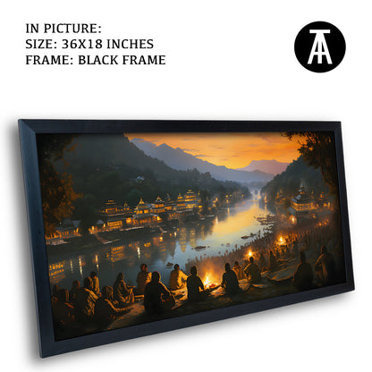 Artwork in Metal Earling Silver Frame