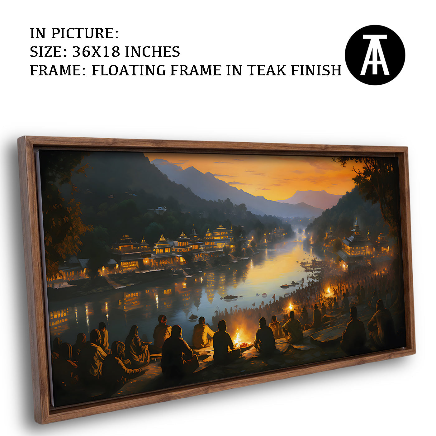Artwork in Floating Frame