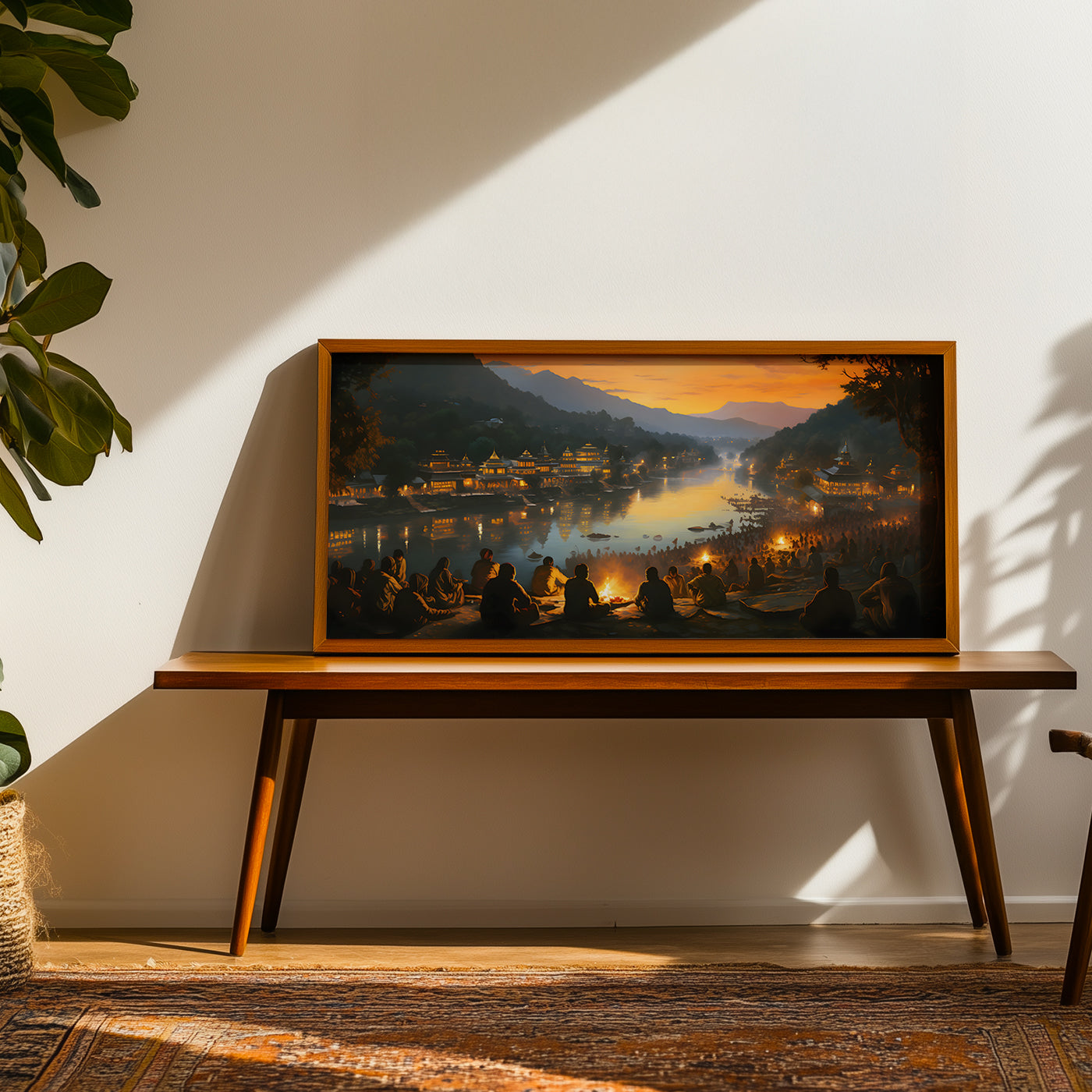 Indian Artwork in a Lifestyle Setting