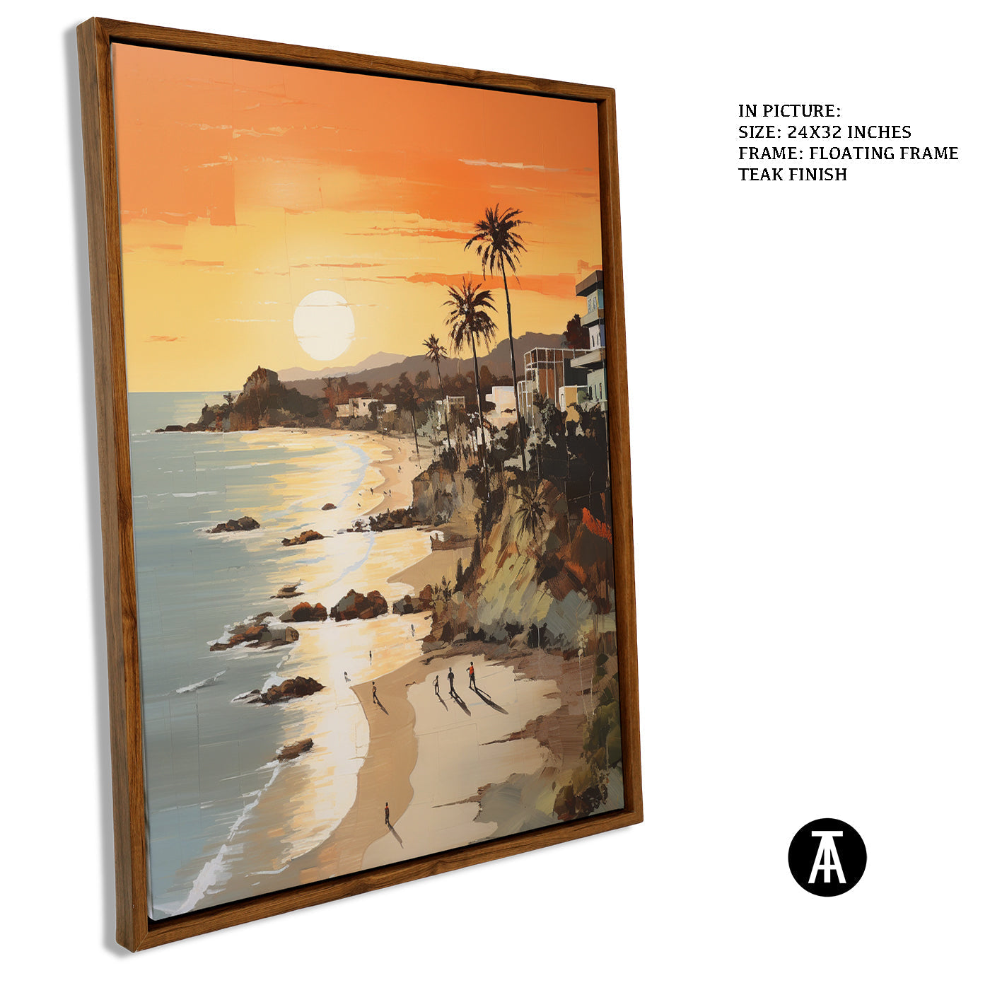 Artwork in Floating Frame