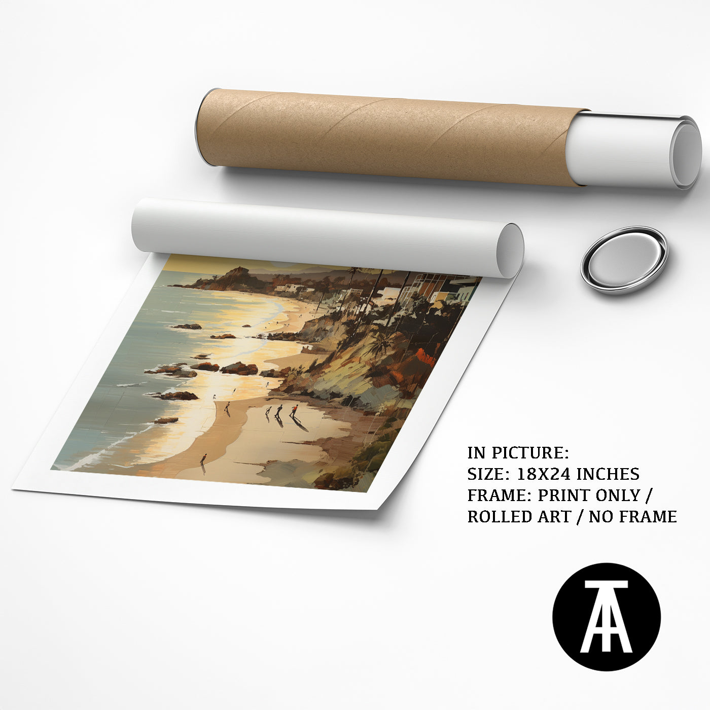 Artwork as Print Only or Rolled Art