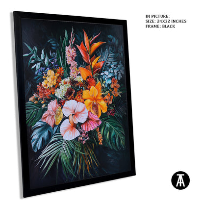 Artwork in Metal Earling Silver Frame