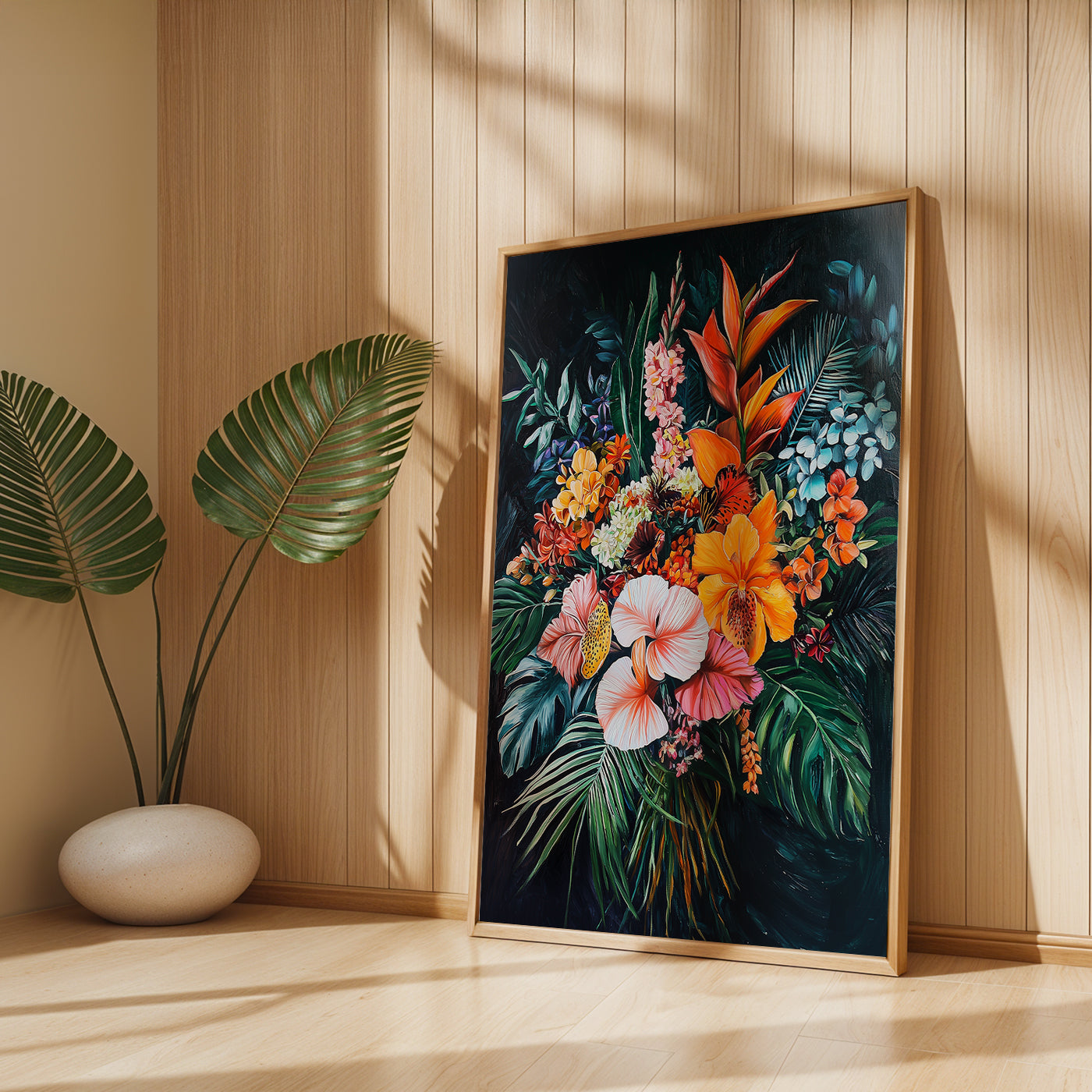 Floral Painting in a Lifestyle Setting