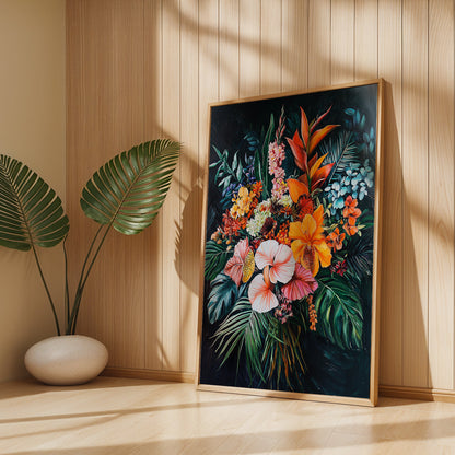 Floral Painting in a Lifestyle Setting