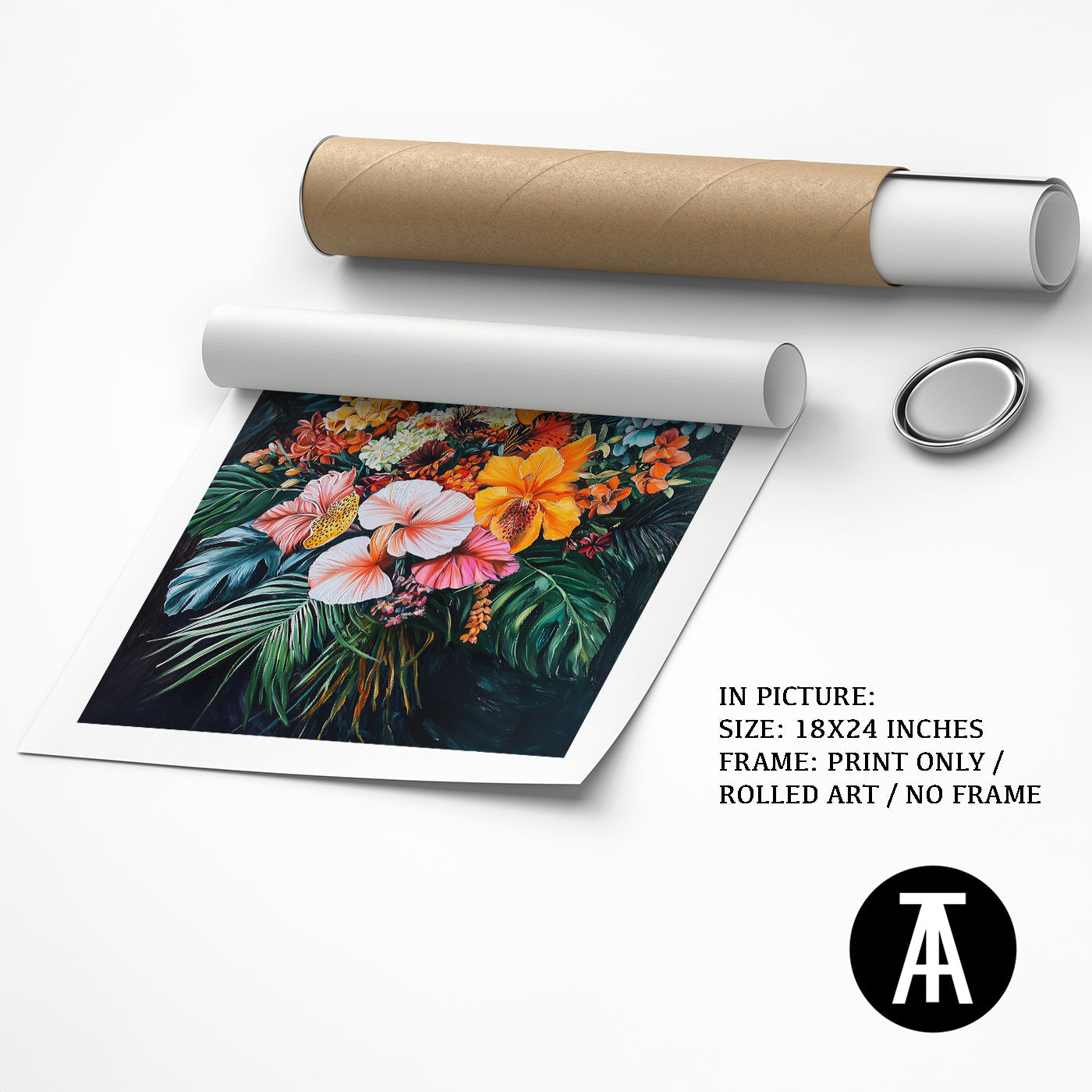 Artwork as Print Only or Rolled Art