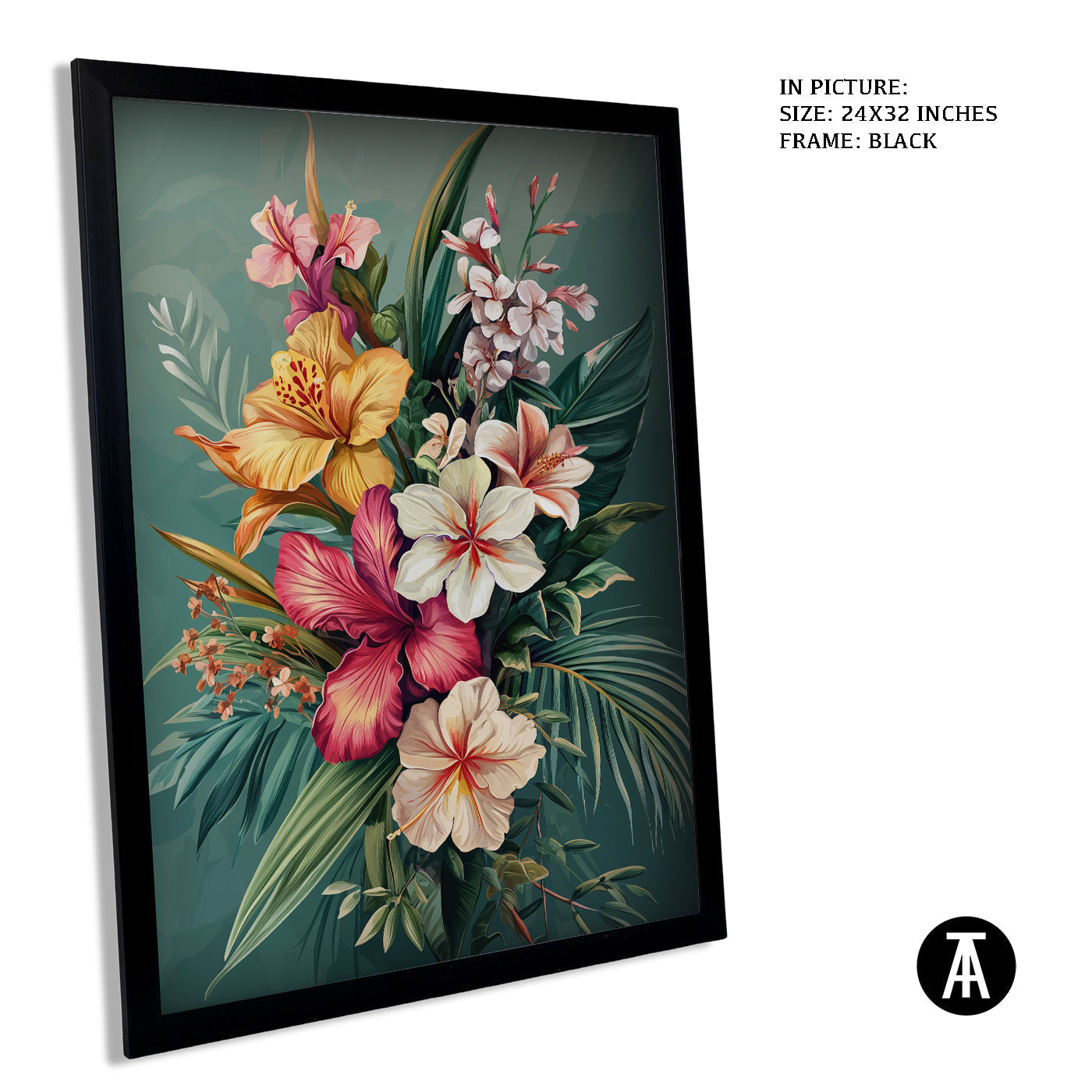 Artwork in Metal Earling Silver Frame