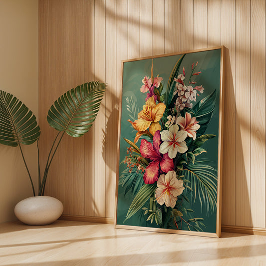 Floral Painting in a Lifestyle Setting