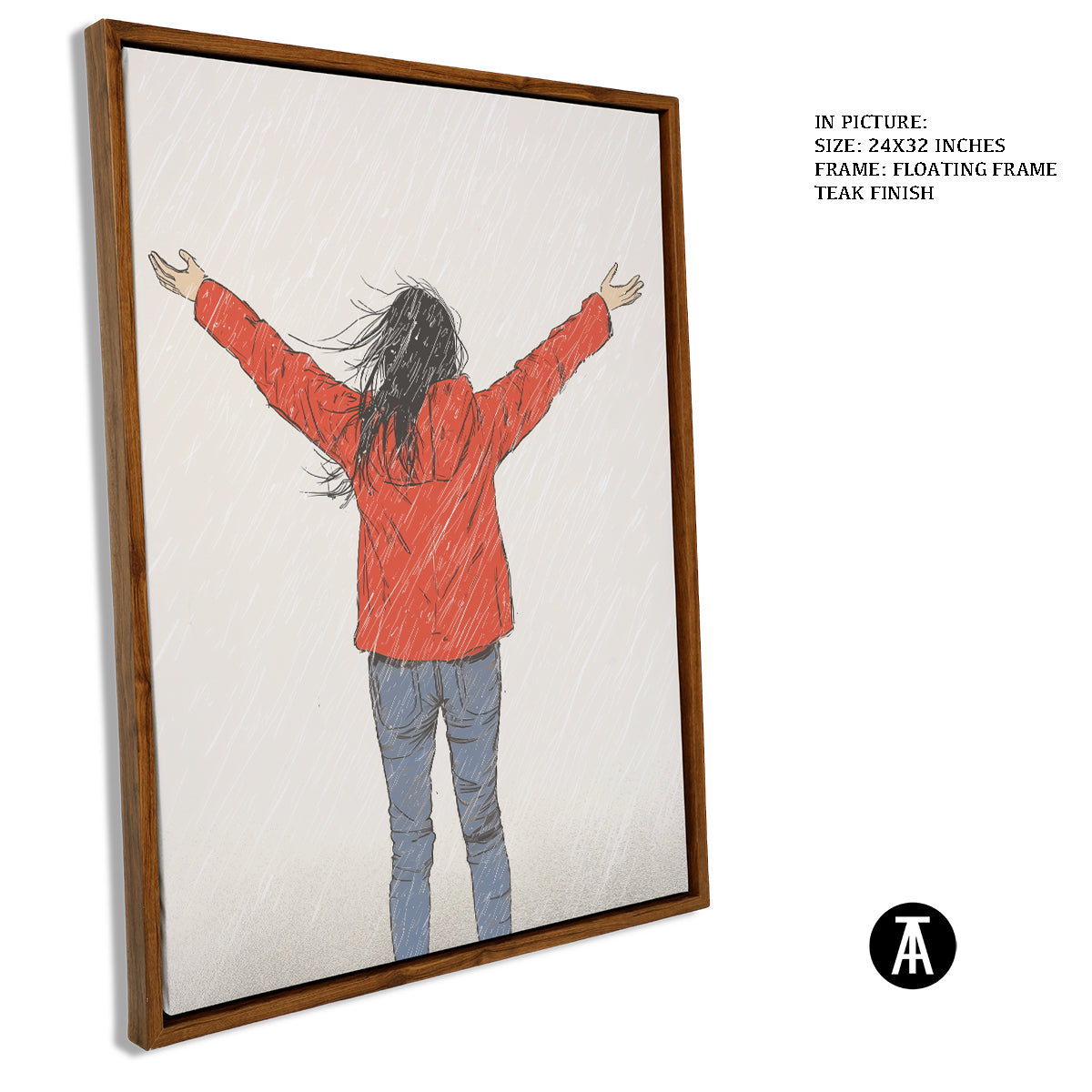 Artwork in Floating Frame