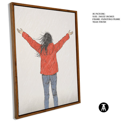 Artwork in Floating Frame
