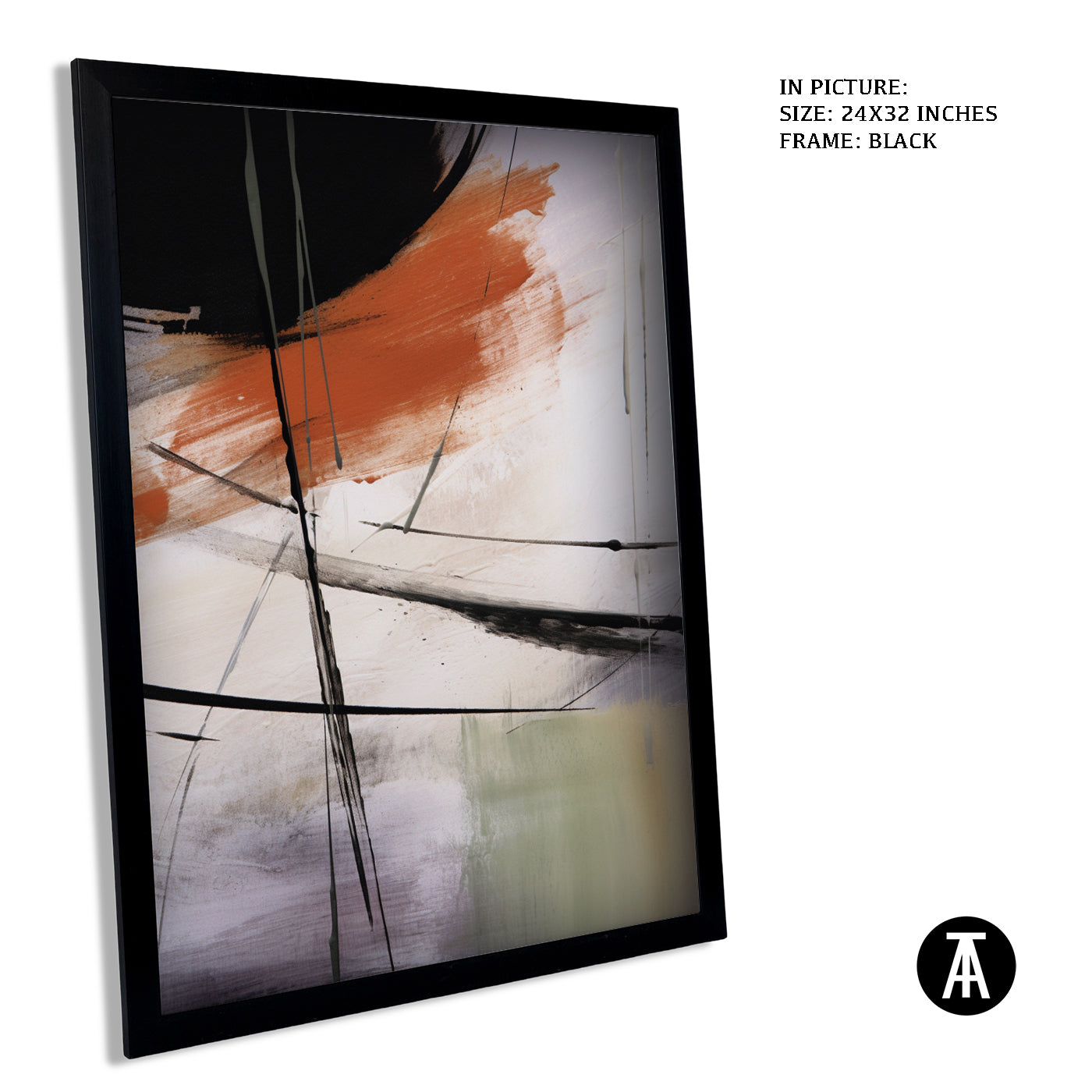Artwork in Metal Earling Silver Frame