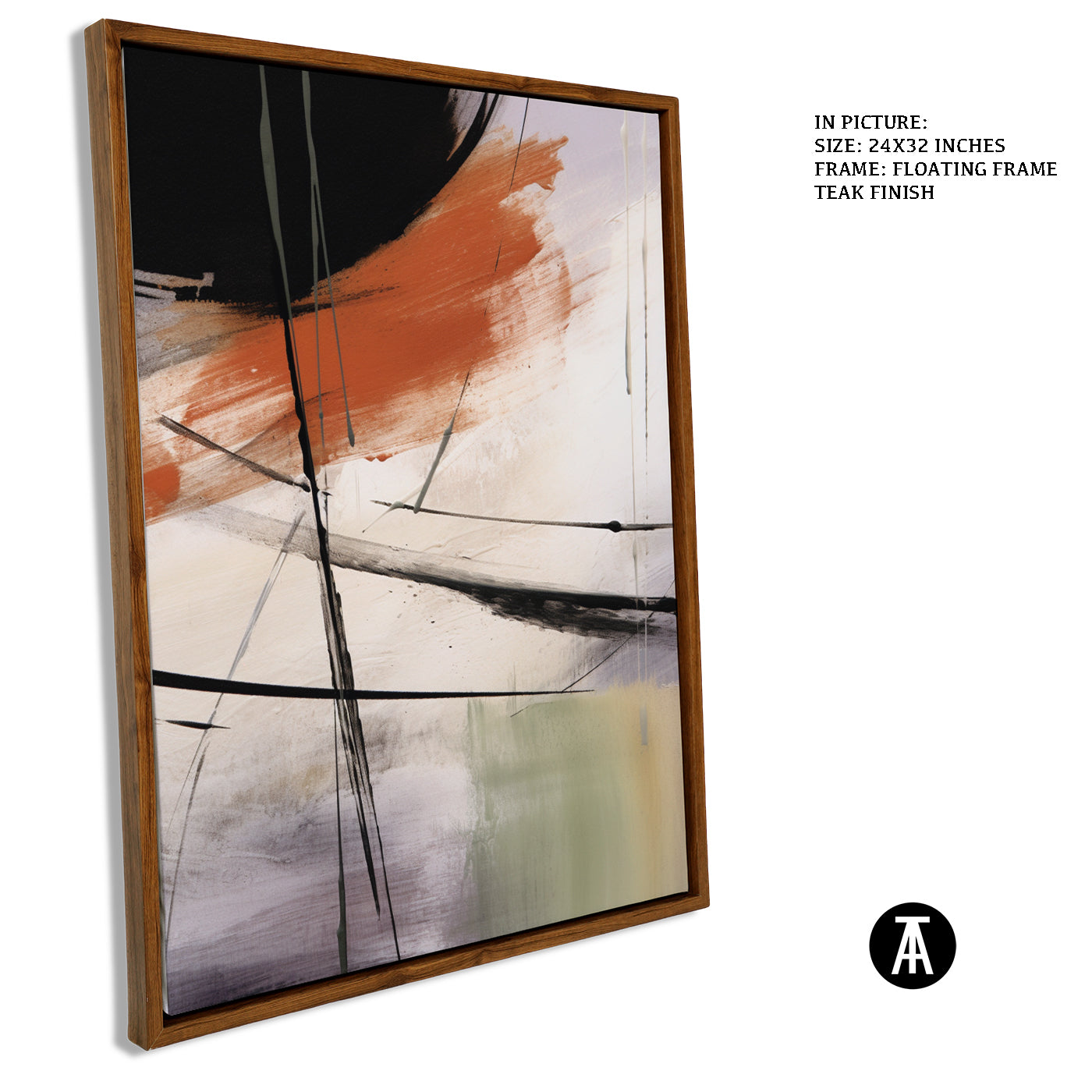 Artwork in Floating Frame