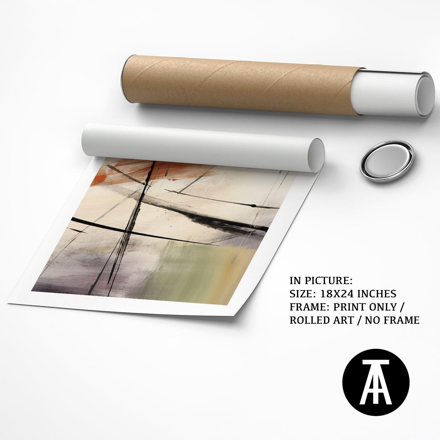 Artwork as Print Only or Rolled Art
