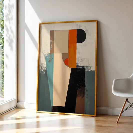 Abstract Art in a Lifestyle Setting Eyes Were Shut by NYC Abstract