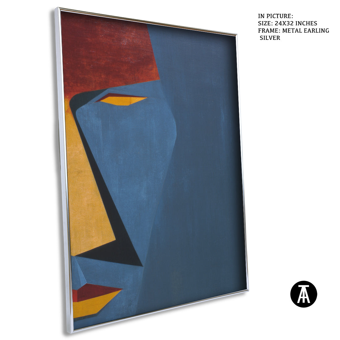 Artwork in Metal Earling Silver Frame