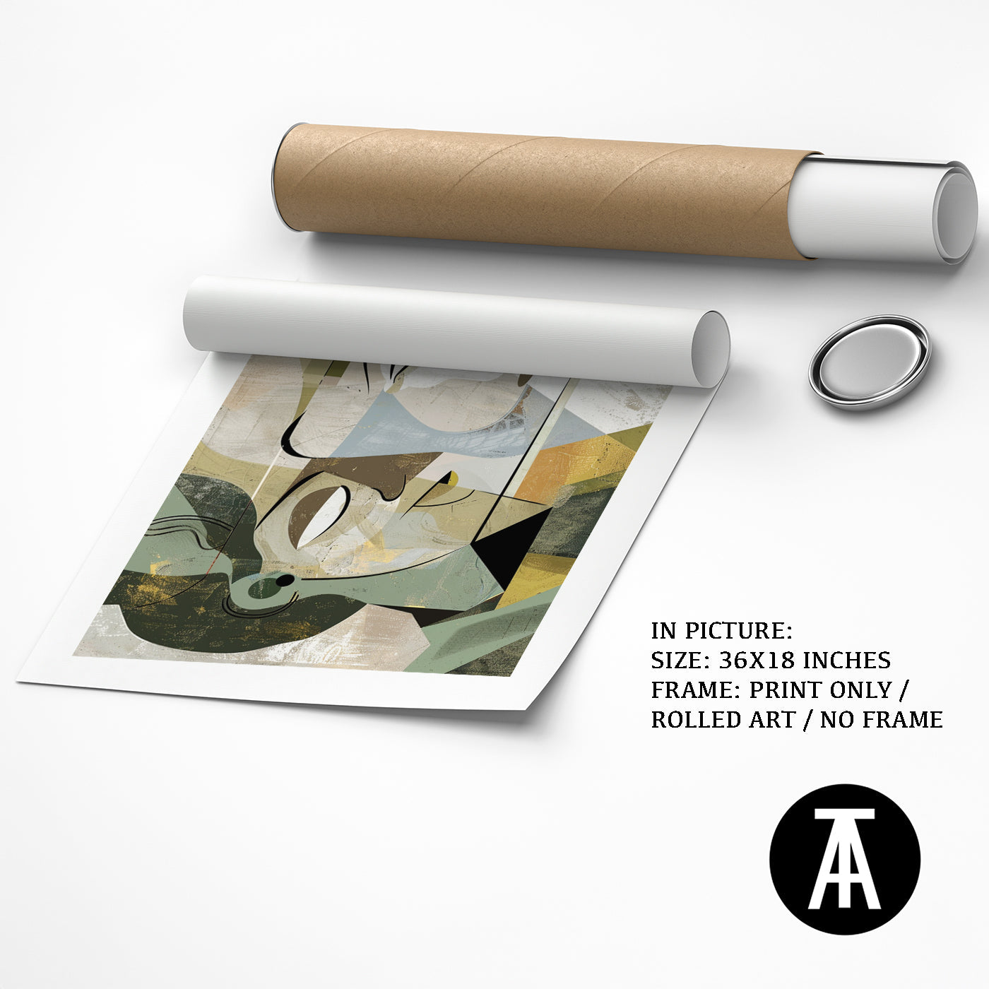 Artwork as Print Only or Rolled Art