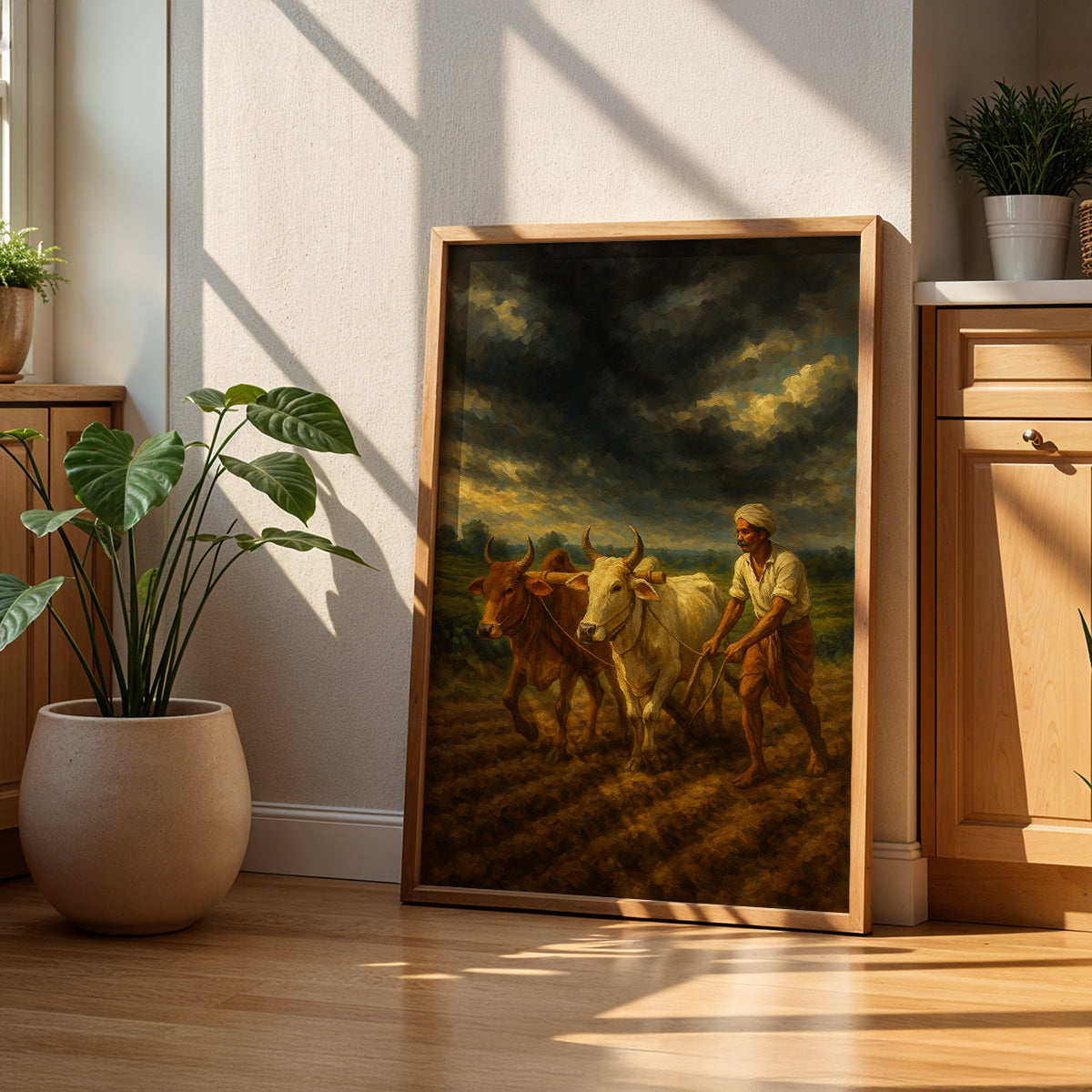 Heritage Indian Painting in a Lifestyle Setting