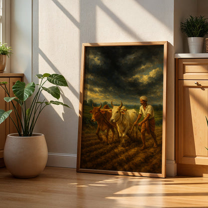 Heritage Indian Painting in a Lifestyle Setting