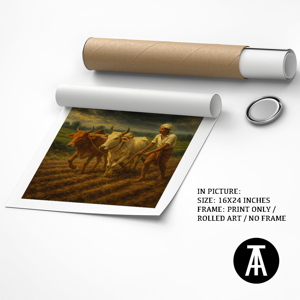 Artwork as Print Only / Rolled Art