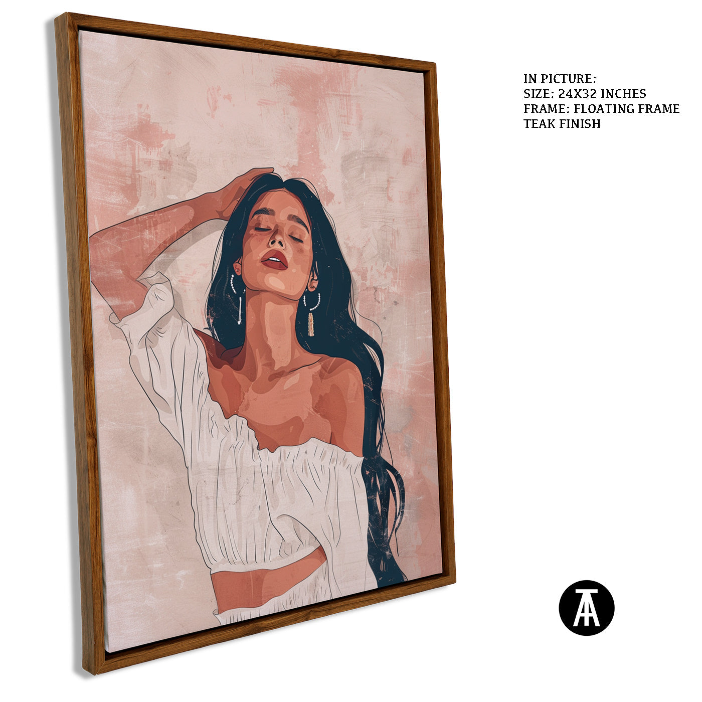 Artwork in Floating Frame