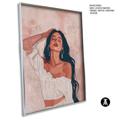 Artwork in Metal Earling Silver Frame