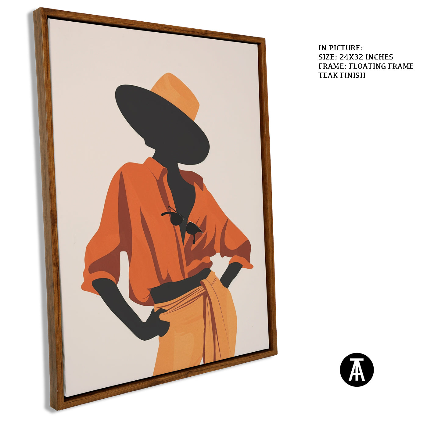 Artwork in Floating Frame