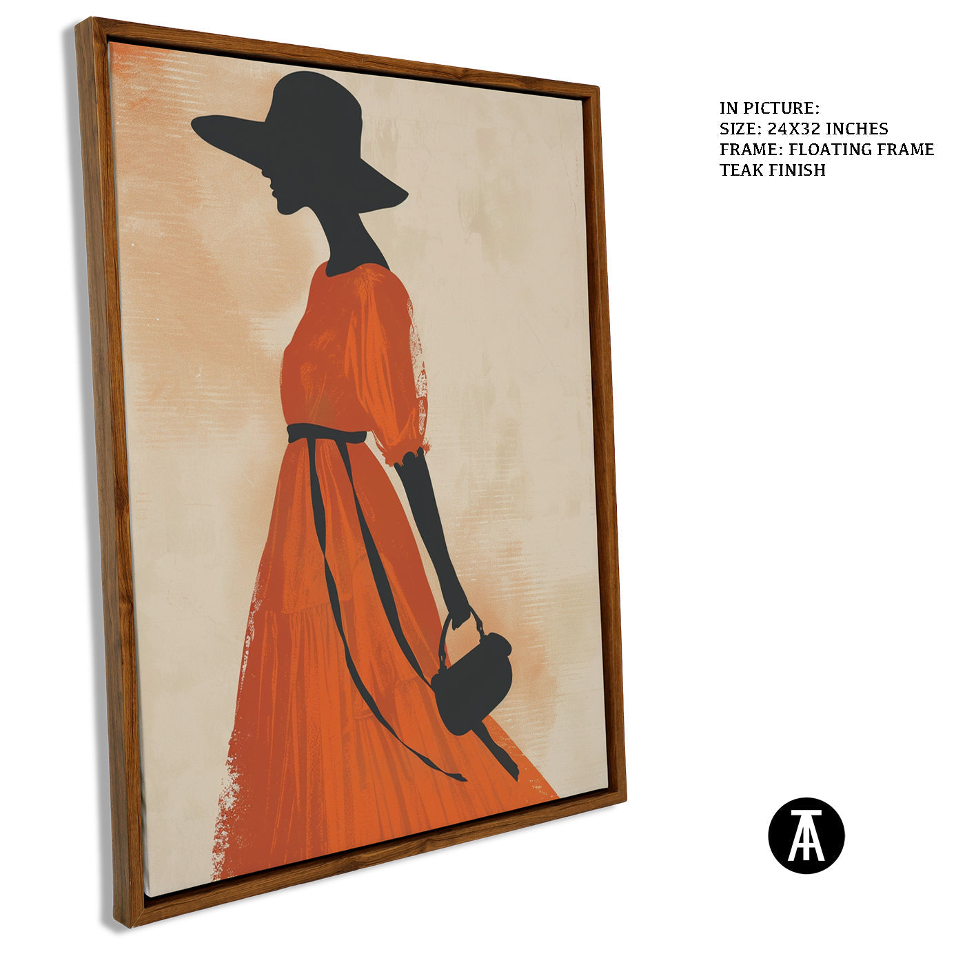 Artwork in Floating Frame