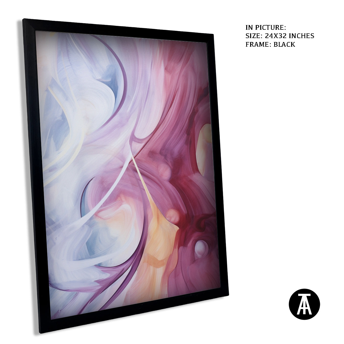 Artwork in Metal Earling Silver Frame