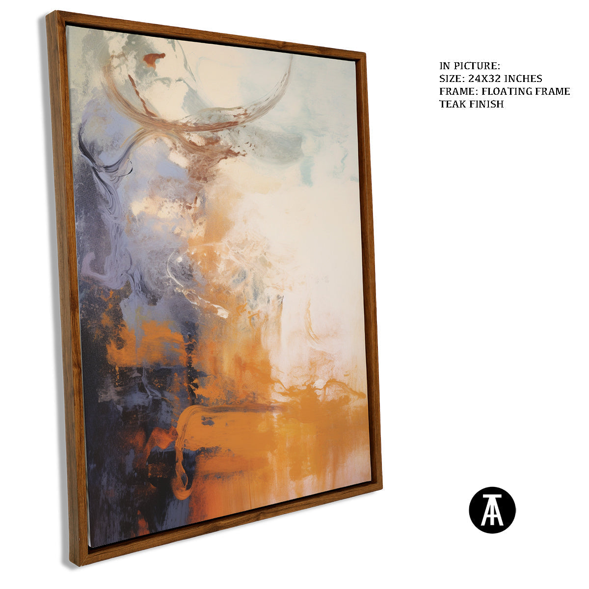 Sample Artwork in Floating Frame