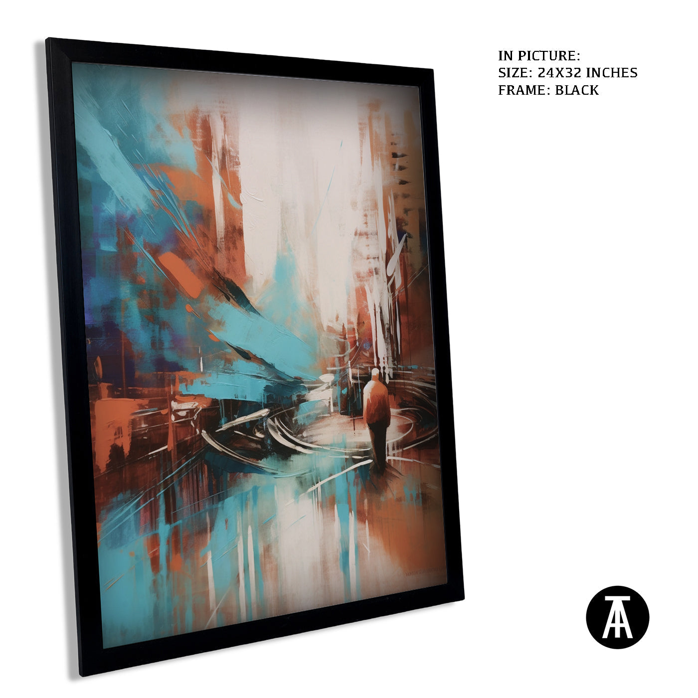 Artwork in Metal Earling Silver Frame