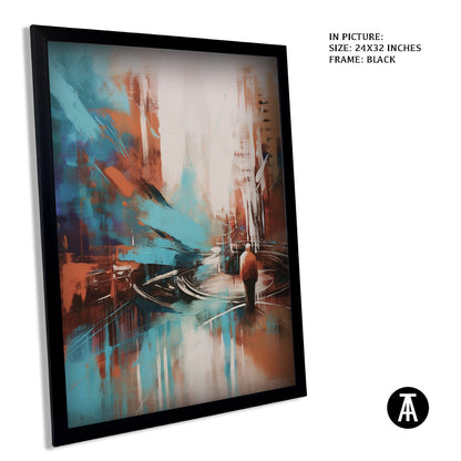 Artwork in Metal Earling Silver Frame